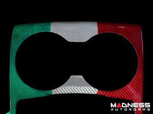 Alfa Romeo Giulia Shift Console Trim - Carbon Fiber - '20+ models - Italian Theme - Feroce Carbon